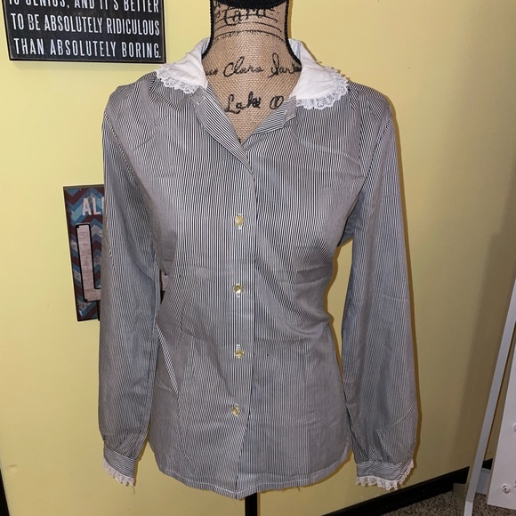 Vintage Ruffled Blouse - Picture 1 of 5